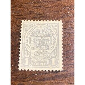 LUXEMBOURG 1c Stamp 1908 Sc#75 MLH XF